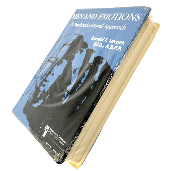 Men and Emotions A Psychoeducational Approach VHS Tape Book Levant New Sealed - Picture 2 of 11